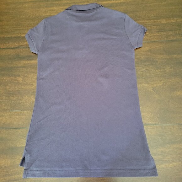 New Lacoste Polo Original Stretch Polo Purple NWT Women's Size 2 - Picture 2 of 11
